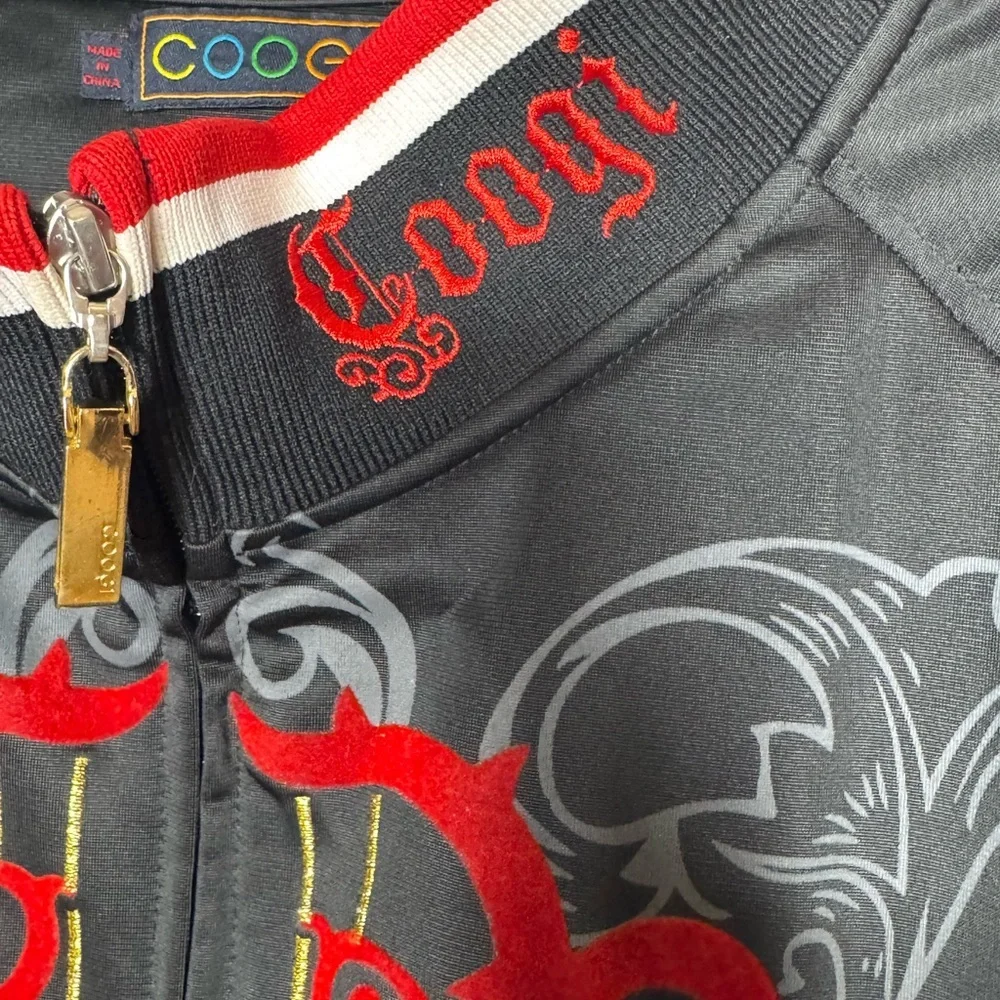 COOGI Mens Supreme Crest Jacket Sz XXXL‎ Full Zip COOGI Cyber Grunge Streetwear